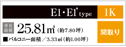 E1・E1'type