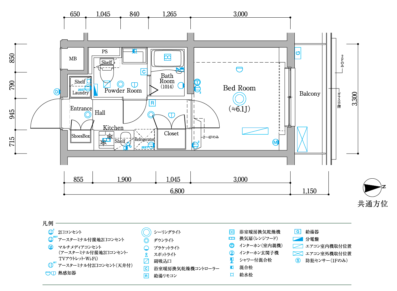 B1type間取り