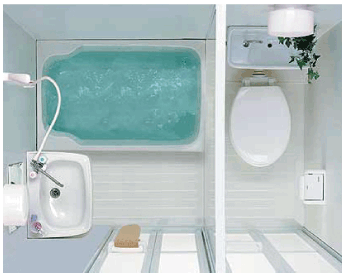 浴室・トイレ別ユニットバス