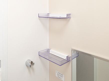 2連カウンター棚